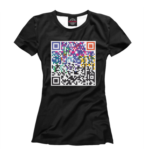 Футболка для девочек с изображением Color Code цвета Белый