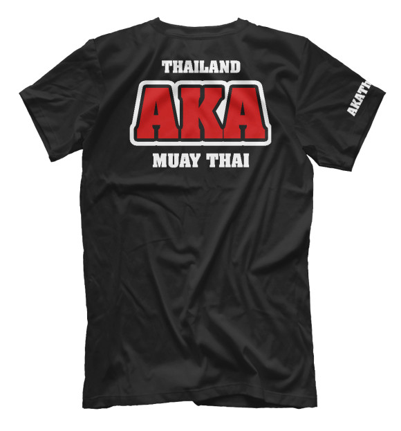 Мужская футболка с изображением AKA Тайланд цвета Белый