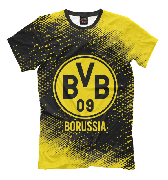 Мужская футболка с изображением Borussia / Боруссия цвета Белый