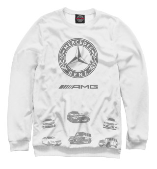 Свитшот для мальчиков Mercedes-Benz AMG whgray