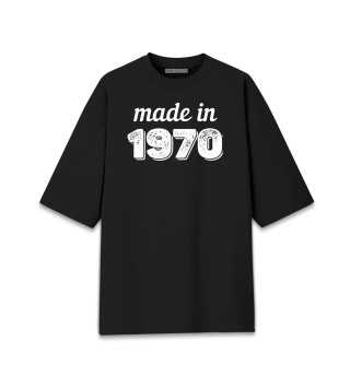 Женская футболка оверсайз Made in 1970