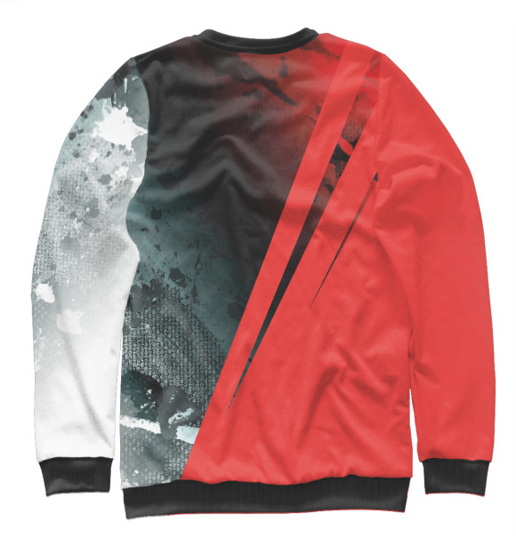 Мужской свитшот с изображением AC Milan / Милан цвета Белый