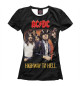 Женская футболка AC/DC