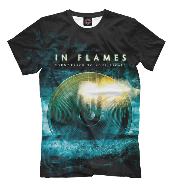Футболка для мальчиков с изображением In Flames цвета Белый