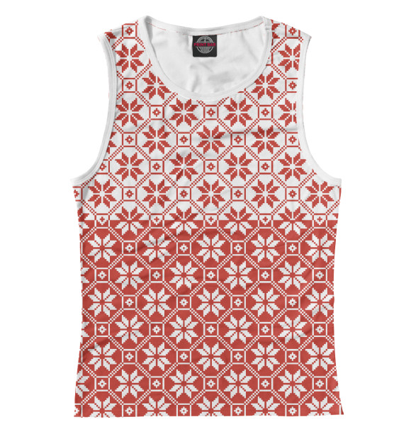 Майка для девочки с изображением Алатырь цвета Белый