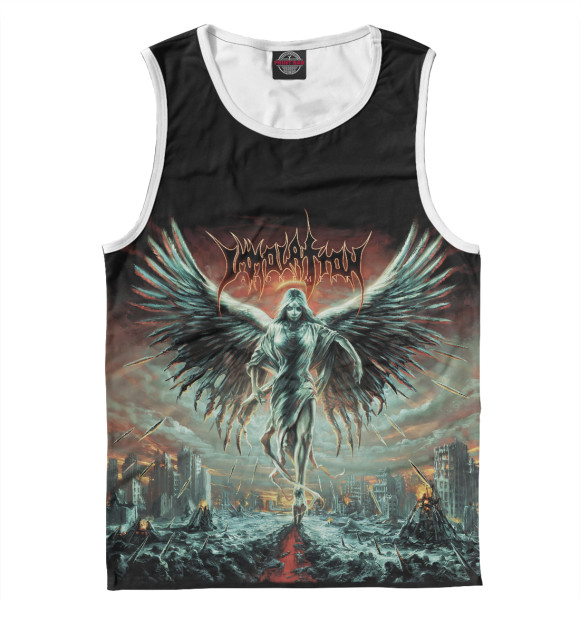 Майка для мальчика с изображением Immolation цвета Белый
