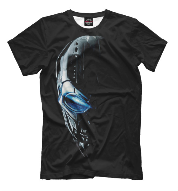 Мужская футболка с изображением Терминатор 3: восстание машин цвета Черный