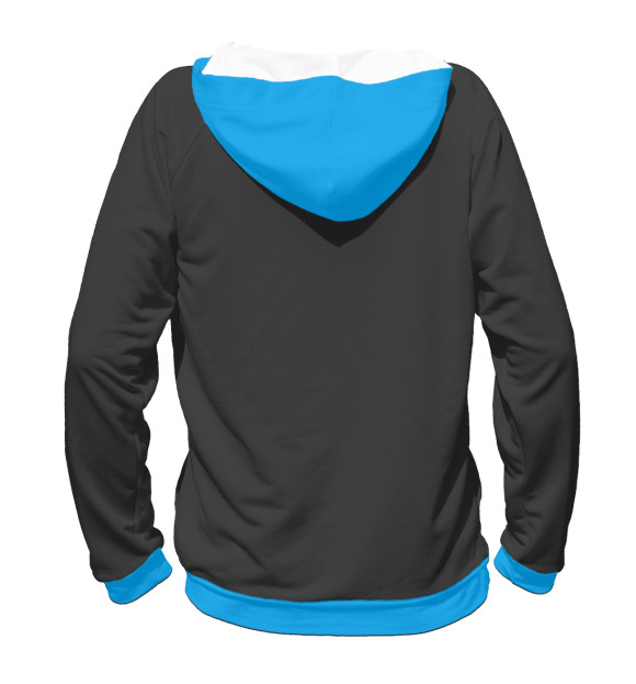 Женское худи с изображением Звуковик цвета Белый