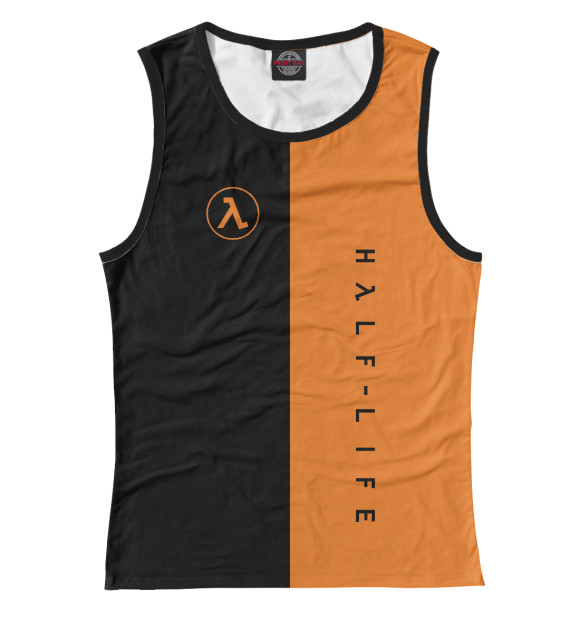 Майка для девочки с изображением Half Life цвета Белый