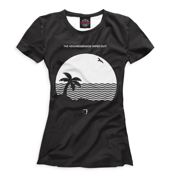 Футболка для девочек с изображением The Neighbourhood цвета Белый