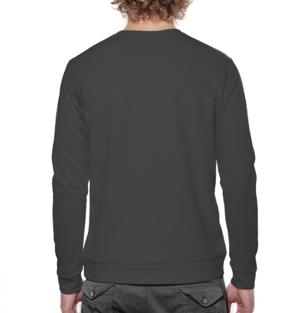 Мужской свитшот с изображением Виталий — самый лучший в мире цвета Белый