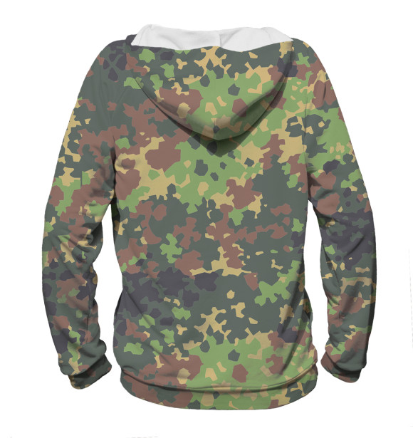 Женское худи с изображением ОДОН ВВ МВД цвета Белый