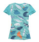 Женская футболка Морские котики