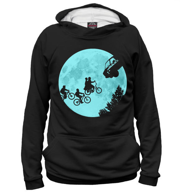 Мужское худи с изображением Stranger Things цвета Белый