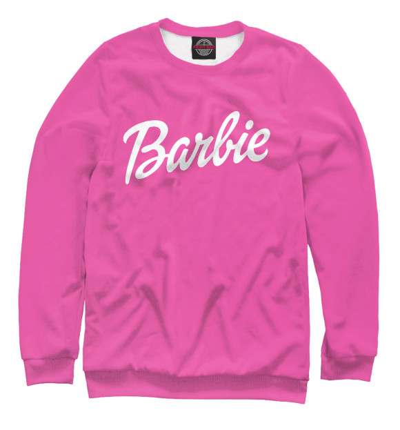 Свитшот для девочек с изображением Barbie цвета Белый