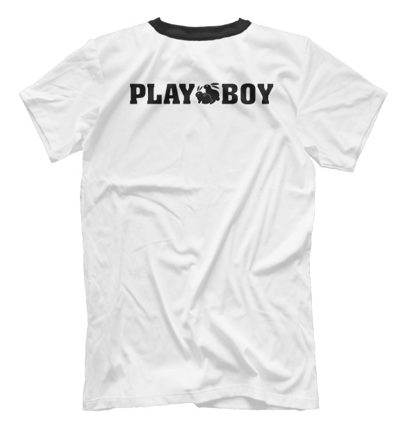 Футболка для мальчиков с изображением Playboy цвета Белый