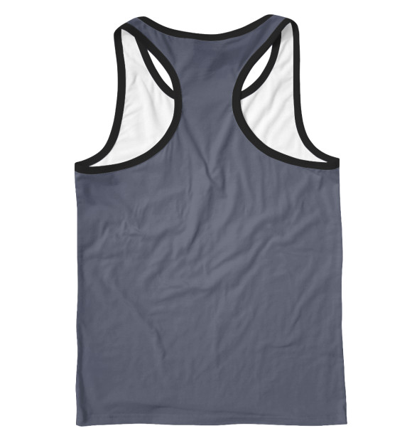 Мужская майка-борцовка с изображением Eva-03 цвета Белый