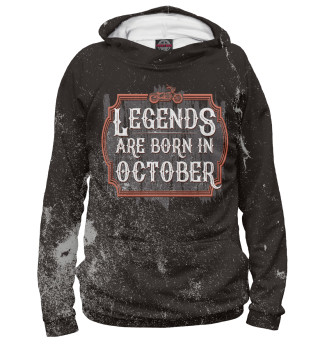 Худи для девочки Legends Are Born In October