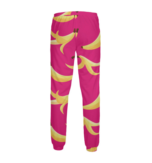 Мужские спортивные штаны с изображением Бананы цвета Белый