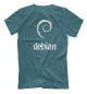 Футболка для мальчиков Debian Blue