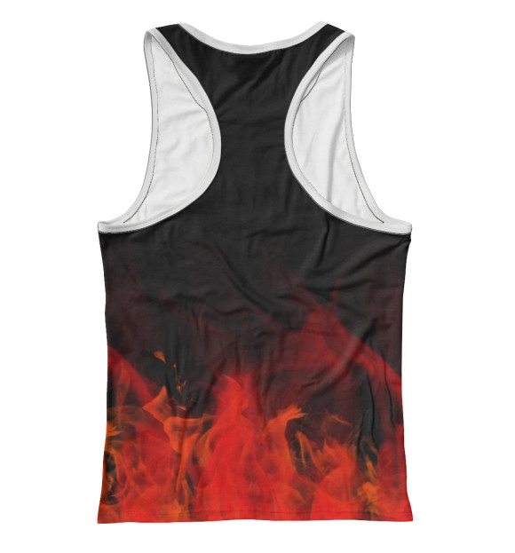 Женская майка-борцовка с изображением 1972 цвета Белый