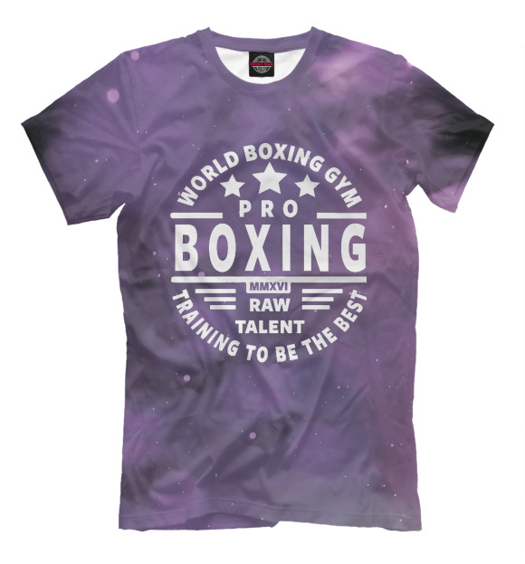 Футболка для мальчиков с изображением BOXING - WORLD BOXING GYM цвета Белый