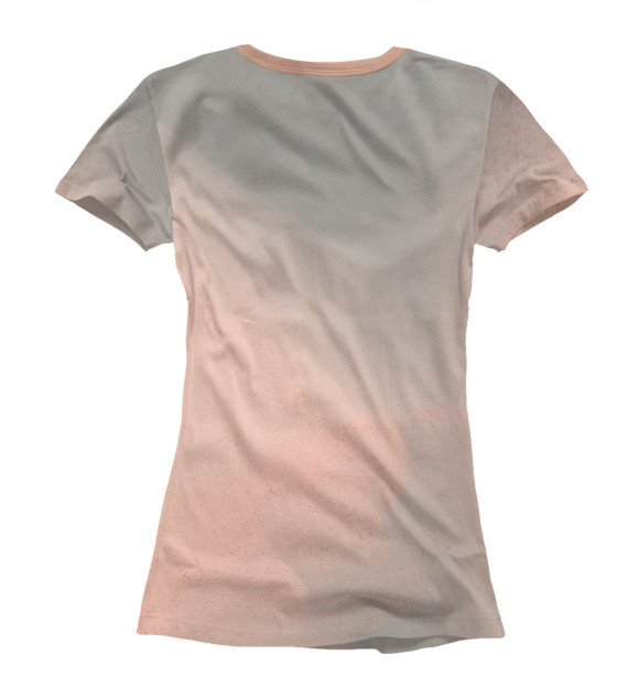 Женская футболка с изображением Psychedelic цвета Белый