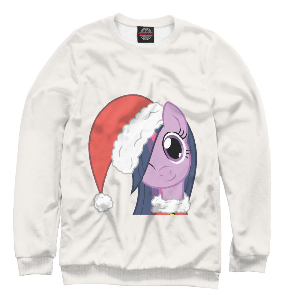 Свитшот для мальчиков с изображением Pony цвета Белый