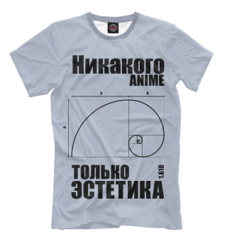 Мужская футболка Только эстетика