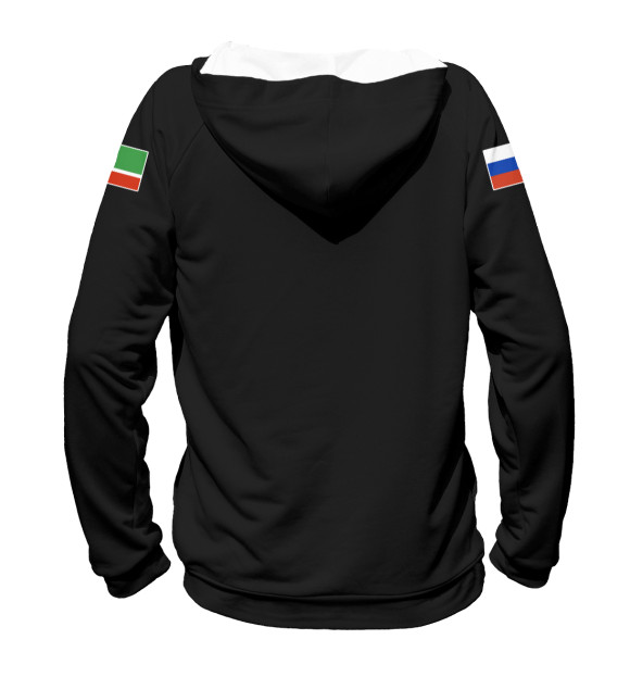 Мужское худи с изображением Akhmat Boxing Club цвета Белый