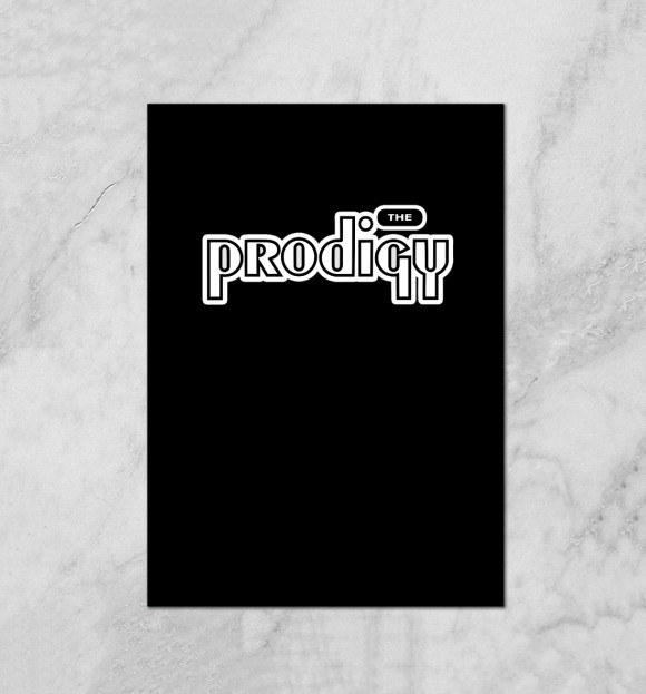 Плакат с изображением The Prodigy цвета Белый