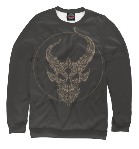 Женский свитшот с изображением Demon Hunter Logo цвета Белый