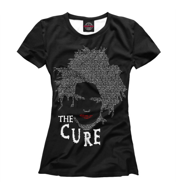 Футболка для девочек с изображением The Cure цвета Белый