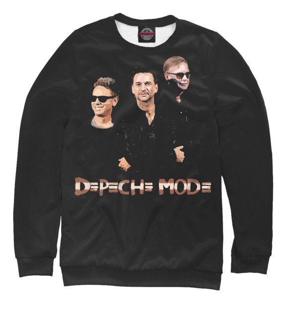 Свитшот для девочек с изображением Depeche Mode цвета Белый