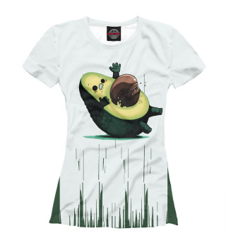 Женская футболка Авокадо