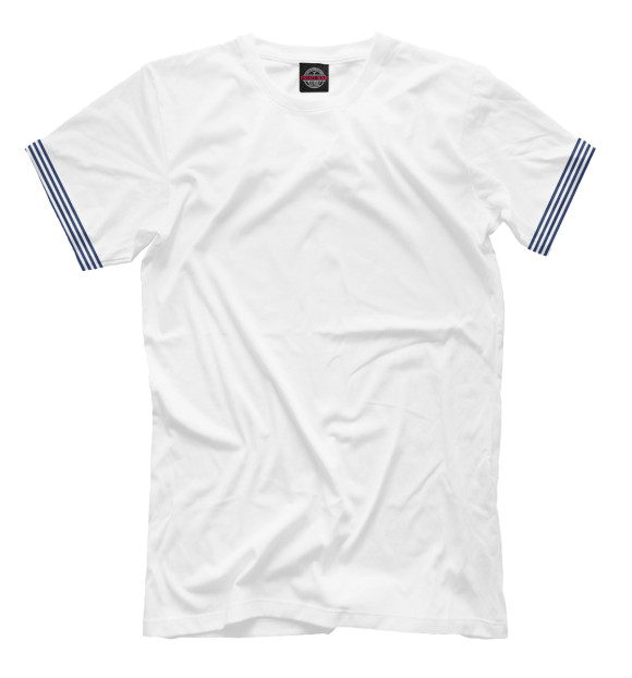 Мужская футболка с изображением Гостевая Евро 2012 цвета Белый