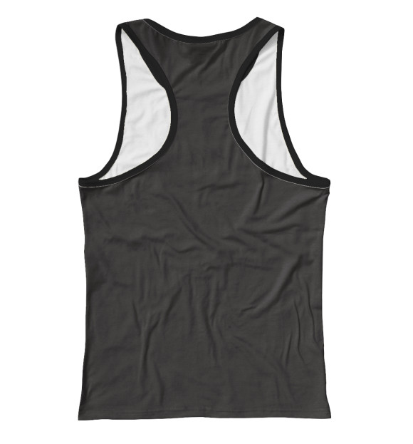 Женская майка-борцовка с изображением Мистер Нет! цвета Белый