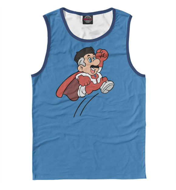 Майка для мальчика с изображением Омни Марио цвета Белый