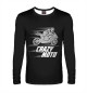 Мужской лонгслив Crazy Moto