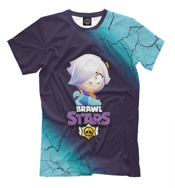 Футболка для мальчиков с изображением Brawl Stars Colette / Колетт цвета Белый