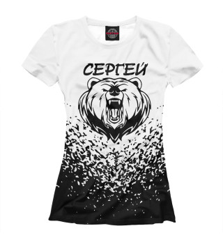 Женская футболка СЕРГЕЙ