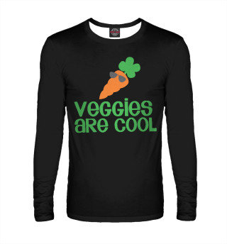 Лонгслив для мальчика Veggies Are Cool