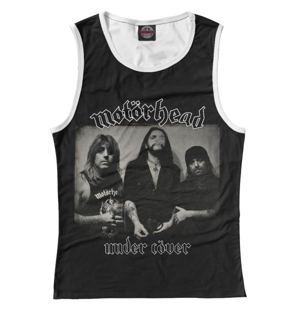 Майка для девочки с изображением Motorhead цвета Белый