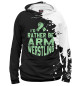 Мужское худи I'd rather be Armwrestling
