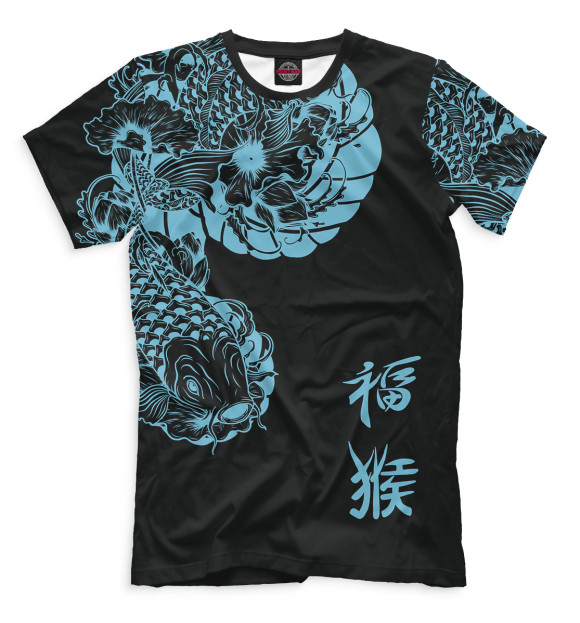 Футболка для мальчиков с изображением Irezumi цвета Белый