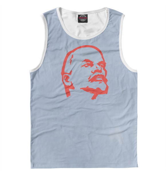 Майка для мальчика с изображением Red Lenin цвета Белый