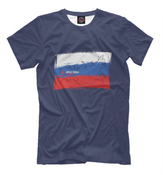 Мужская футболка Россия моя