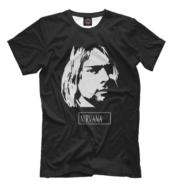 Футболка для мальчиков с изображением Nirvana цвета Белый