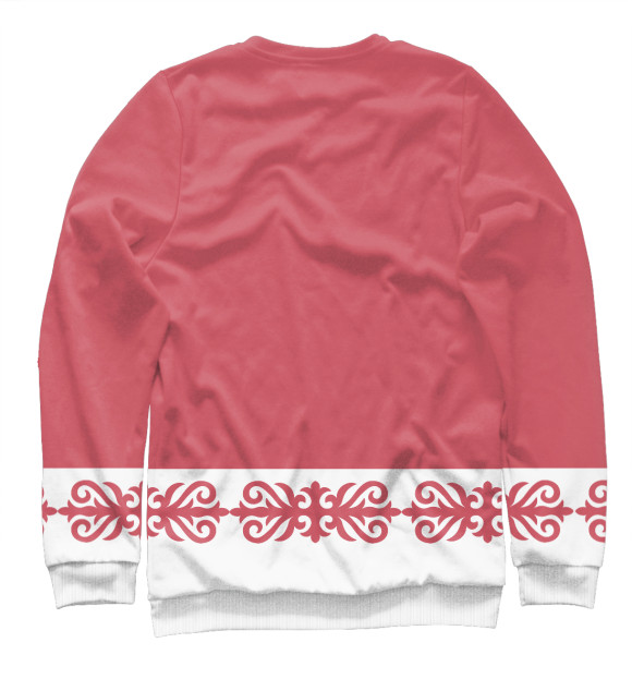 Женский свитшот с изображением Кызыл-кыя цвета Белый