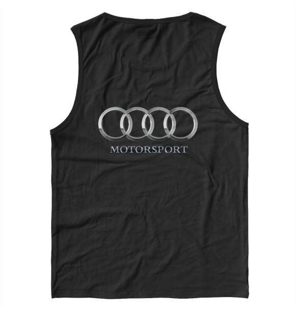 Майка для мальчика с изображением Audi Motorsport цвета Белый